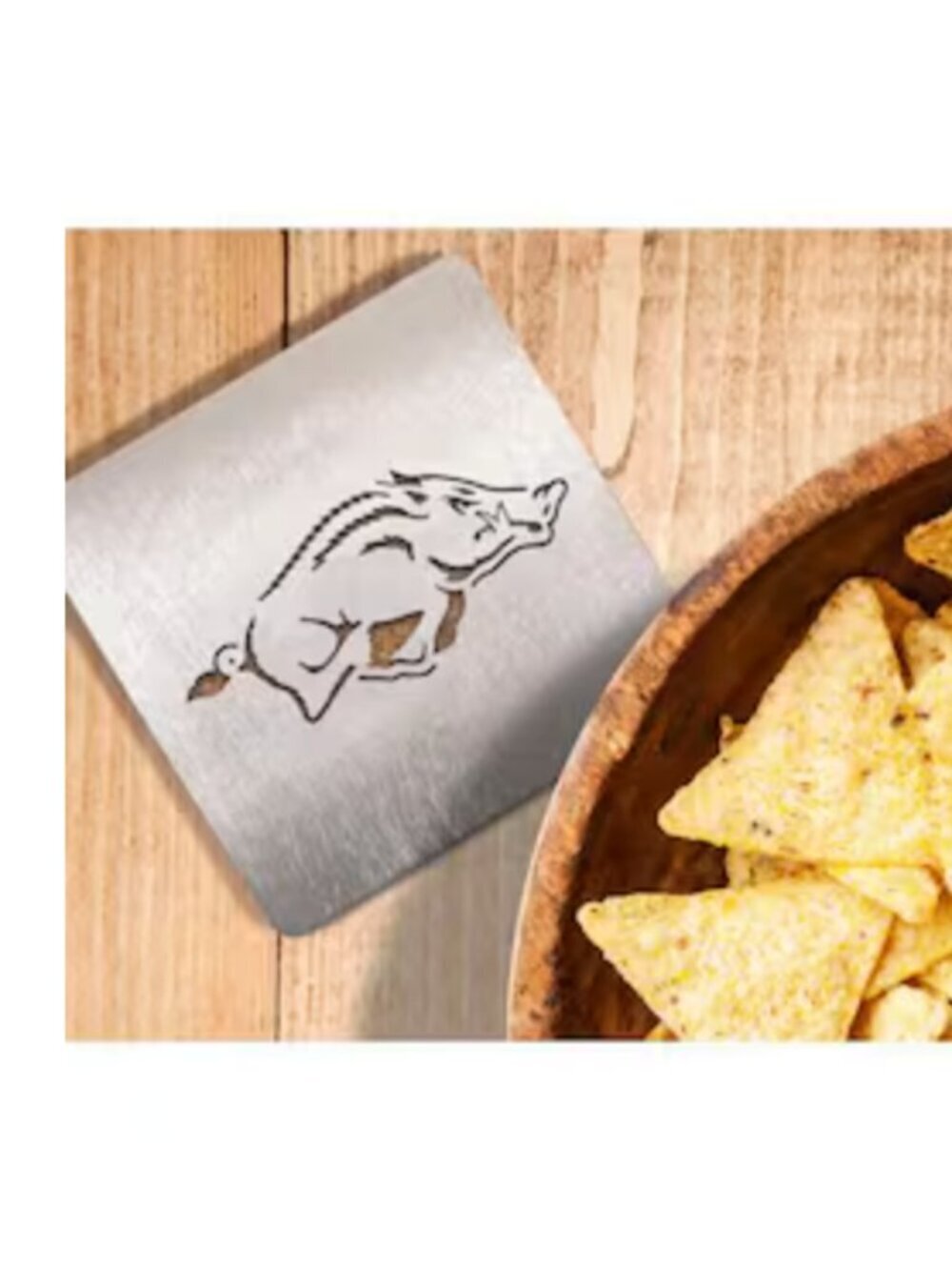 Arkansas Razorbacks Laser Cut Logo Coasters - Picture 4 of 4